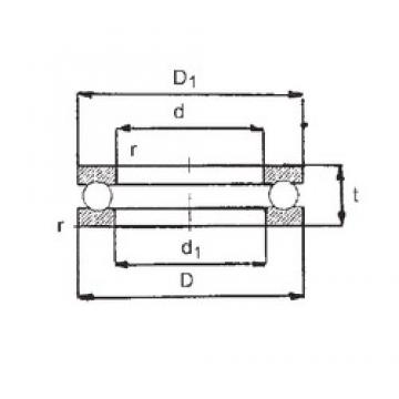 FBJ 0-11 упорные шарикоподшипники