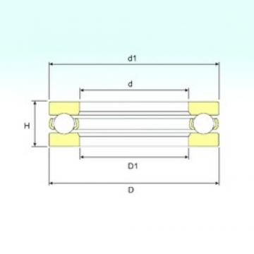 ISB 51308 упорные шарикоподшипники