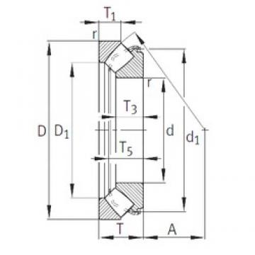 INA 29416-E1 упорные роликоподшипники