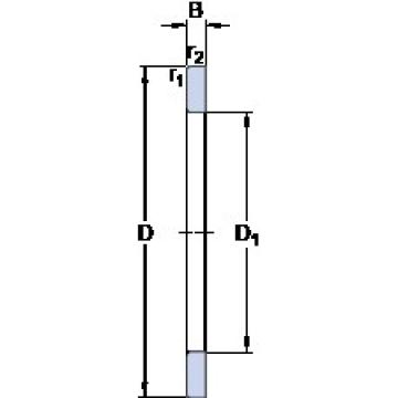 SKF GS 81214 упорные роликоподшипники