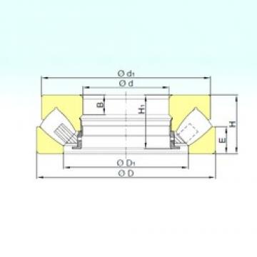 1180 mm x 1520 mm x 83 mm  ISB 292/1180 M упорные роликоподшипники