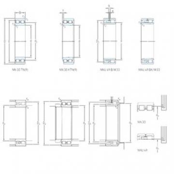 500 mm x 670 mm x 170 mm  SKF NNU 49/500 B/SPW33X цилиндрические роликоподшипники