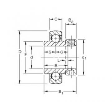 23,8125 mm x 62 mm x 34,93 mm  Timken SMN015KB радиальные шарикоподшипники