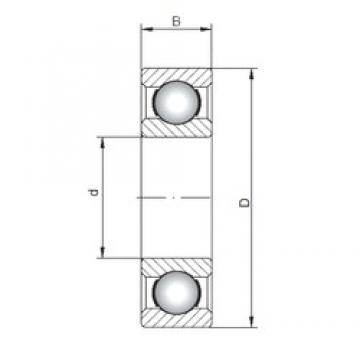 280 mm x 420 mm x 44 mm  ISO 16056 радиальные шарикоподшипники