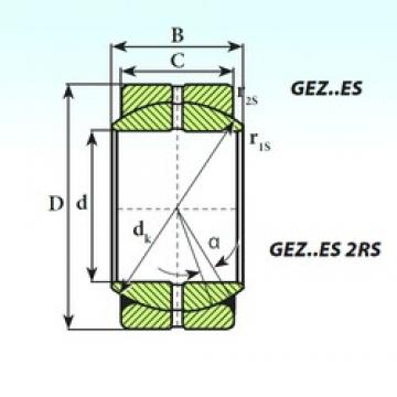 76,2 mm x 120,65 mm x 66,68 mm  ISB GEZ 76 ES подшипники скольжения