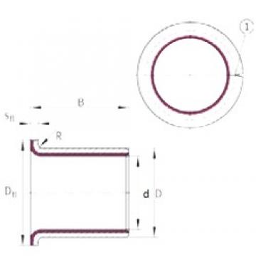 35 mm x 39 mm x 26 mm  INA EGF35260-E40 подшипники скольжения