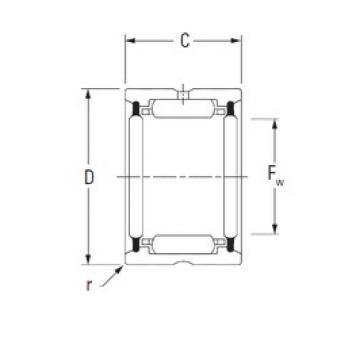 KOYO HJ-405228,2RS игольчатые подшипники