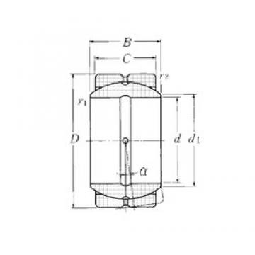 25 mm x 42 mm x 21 mm  NTN SA4-25B подшипники скольжения