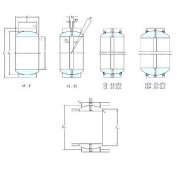 17 mm x 30 mm x 14 mm  SKF GE17ES-2RS подшипники скольжения