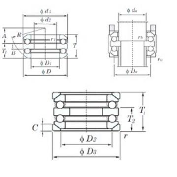 KOYO 54410U упорные шарикоподшипники