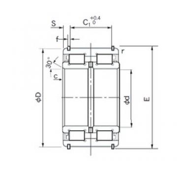 55 mm x 90 mm x 46 mm  NACHI E5011NR цилиндрические роликоподшипники