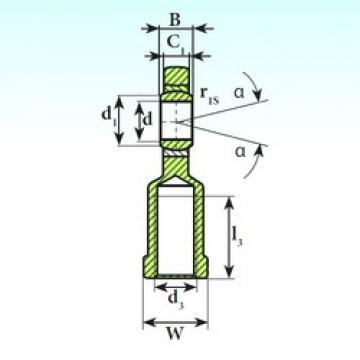 17 mm x 30 mm x 14 mm  ISB SI 17 C подшипники скольжения