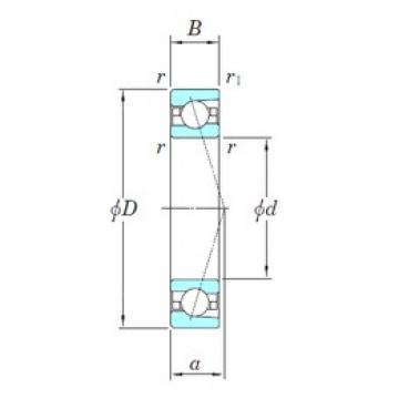 17 mm x 35 mm x 10 mm  KOYO 3NCHAC003CA радиально-упорные шарикоподшипники