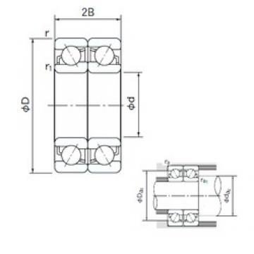 150 mm x 270 mm x 45 mm  NACHI 7230CDF радиально-упорные шарикоподшипники