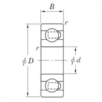 4 mm x 12 mm x 4 mm  KOYO 3NC604ST4 радиальные шарикоподшипники