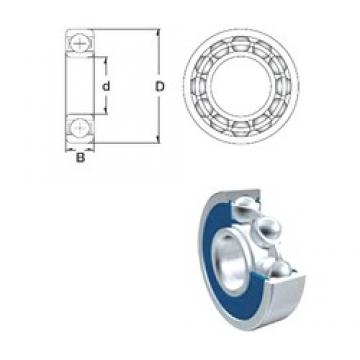 4 mm x 9 mm x 4 mm  ZEN 684-2RS радиальные шарикоподшипники