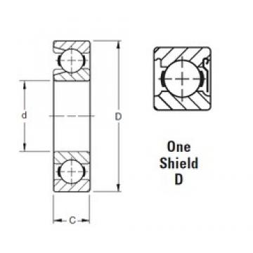 65 mm x 140 mm x 33 mm  Timken 313WD радиальные шарикоподшипники