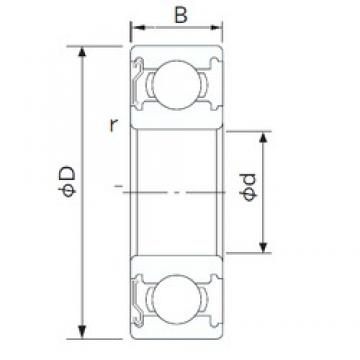 180 mm x 320 mm x 52 mm  CYSD 6236-Z радиальные шарикоподшипники