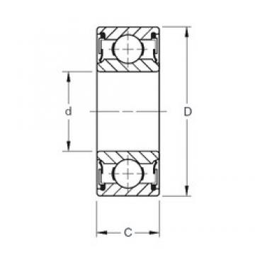 12 mm x 32 mm x 15,88 mm  Timken W201PP радиальные шарикоподшипники