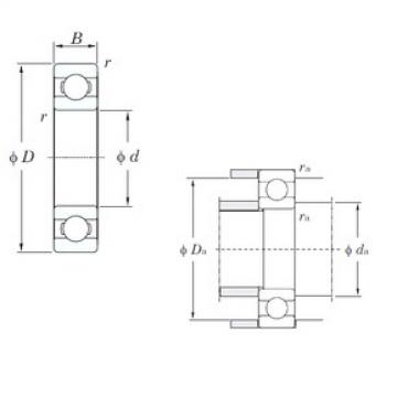 65 mm x 90 mm x 13 mm  KOYO 6913 радиальные шарикоподшипники