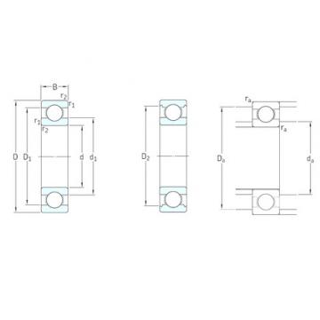 4 mm x 13 mm x 5 mm  SKF W624 радиальные шарикоподшипники