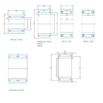 240 mm x 300 mm x 60 mm  SKF NA4848 игольчатые подшипники