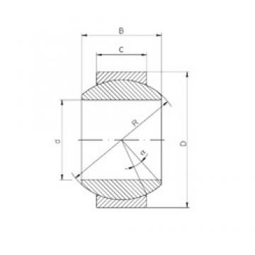 45 mm x 75 mm x 43 mm  ISO GE 045 HS-2RS подшипники скольжения