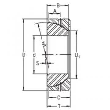 150 mm x 225 mm x 45 mm  Timken GE150SX подшипники скольжения