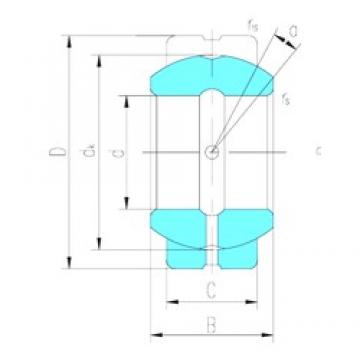 57,15 mm x 90,488 mm x 50,013 mm  LS GEZ57ES подшипники скольжения