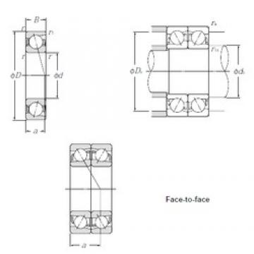 17 mm x 35 mm x 10 mm  NTN 7003DF радиально-упорные шарикоподшипники