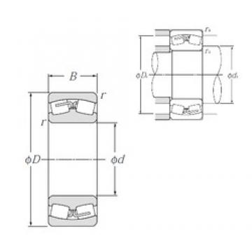 670 mm x 1 220 mm x 438 mm  NTN 232/670B сферические роликоподшипники