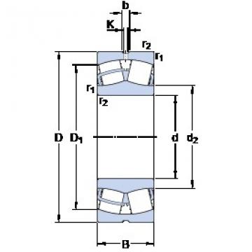 170 mm x 310 mm x 86 mm  SKF 22234 CC/W33 сферические роликоподшипники