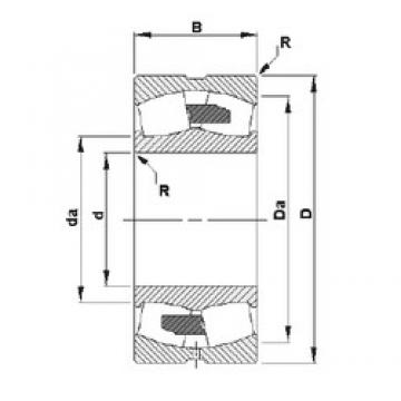 320 mm x 480 mm x 121 mm  Timken 23064YMB сферические роликоподшипники