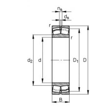 110 mm x 200 mm x 53 mm  FAG 22222-E1 сферические роликоподшипники