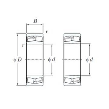 150 mm x 250 mm x 80 mm  KOYO 23130RHK сферические роликоподшипники