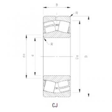 120 mm x 200 mm x 62 mm  Timken 23124CJ сферические роликоподшипники