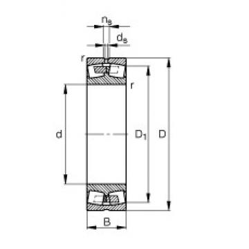 220 mm x 300 mm x 60 mm  FAG 23944-S-MB сферические роликоподшипники