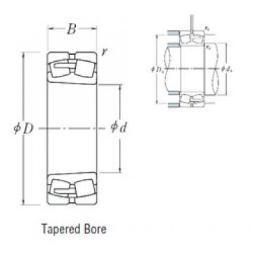 260 mm x 440 mm x 180 mm  NSK 24152CAK30E4 сферические роликоподшипники