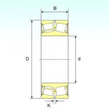 65 mm x 120 mm x 38 mm  ISB 22213-2RS сферические роликоподшипники