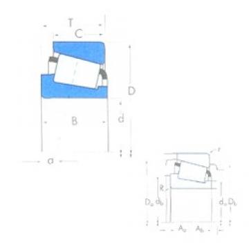 85 mm x 150 mm x 36 mm  Timken X32217M/Y32217M конические роликовые подшипники