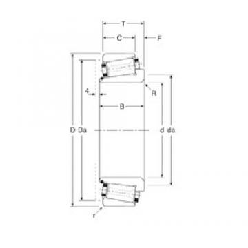 60 mm x 95 mm x 25,5 mm  Gamet 104060/104095 конические роликовые подшипники