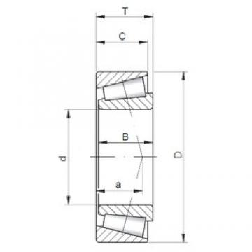 36,512 mm x 88,5 mm x 23,698 mm  ISO 44143/44348 конические роликовые подшипники