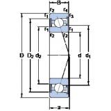 60 mm x 95 mm x 18 mm  SKF S7012 CE/P4A радиально-упорные шарикоподшипники