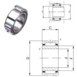 110 mm x 140 mm x 30 mm  JNS NA 4822 игольчатые подшипники