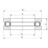 ISO 51210 упорные шарикоподшипники