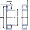 440 mm x 540 mm x 60 mm  SKF NU 2888 ECMA упорные шарикоподшипники