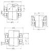 180 mm x 250 mm x 21 mm  NSK 54236XU упорные шарикоподшипники #1 small image