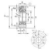 25 mm x 75 mm x 28 mm  INA ZKLF2575-2Z упорные шарикоподшипники