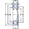 60 mm x 95 mm x 18 mm  SKF S7012 CE/P4A радиально-упорные шарикоподшипники #1 small image