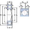 95 mm x 130 mm x 18 mm  SKF 71919 CD/HCP4AL радиально-упорные шарикоподшипники